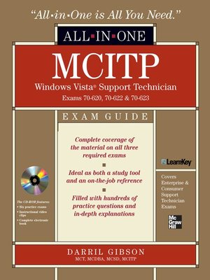 cover image of MCITP Windows Vista Support Technician All-in-One Exam Guide (Exam 70-620, 70-622, & 70-623)